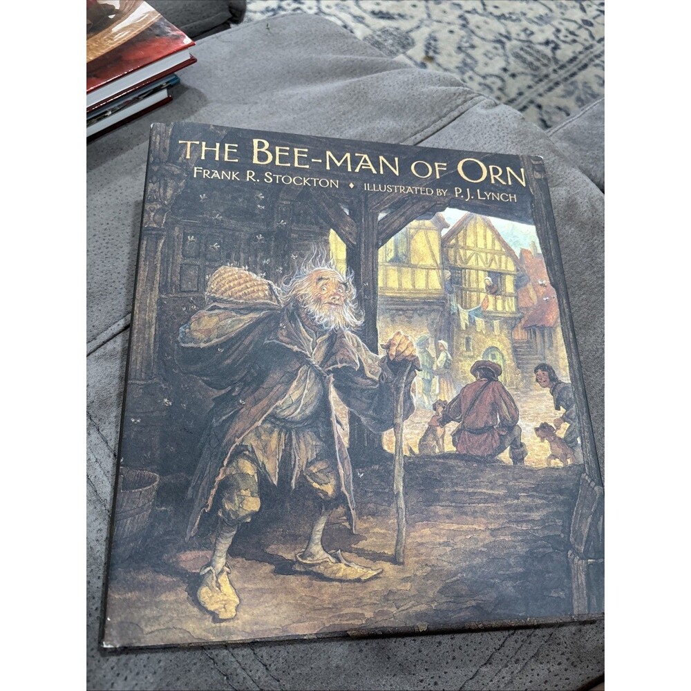 The Bee-Man of Orn Frank R Stockton P.J. Lynch 2003 HC DJ w/ CD Fairy Tale